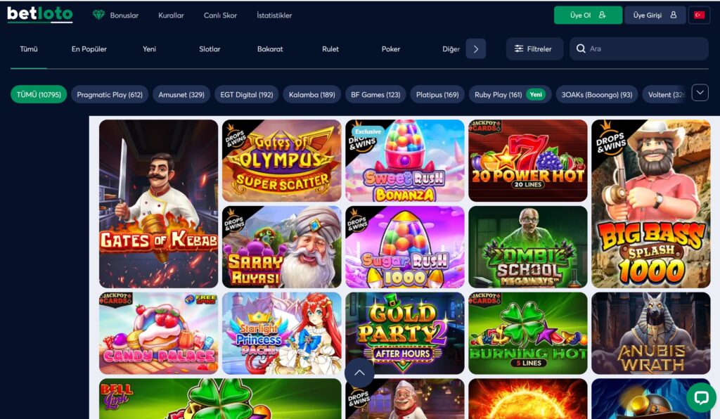 betloto slot oyunu